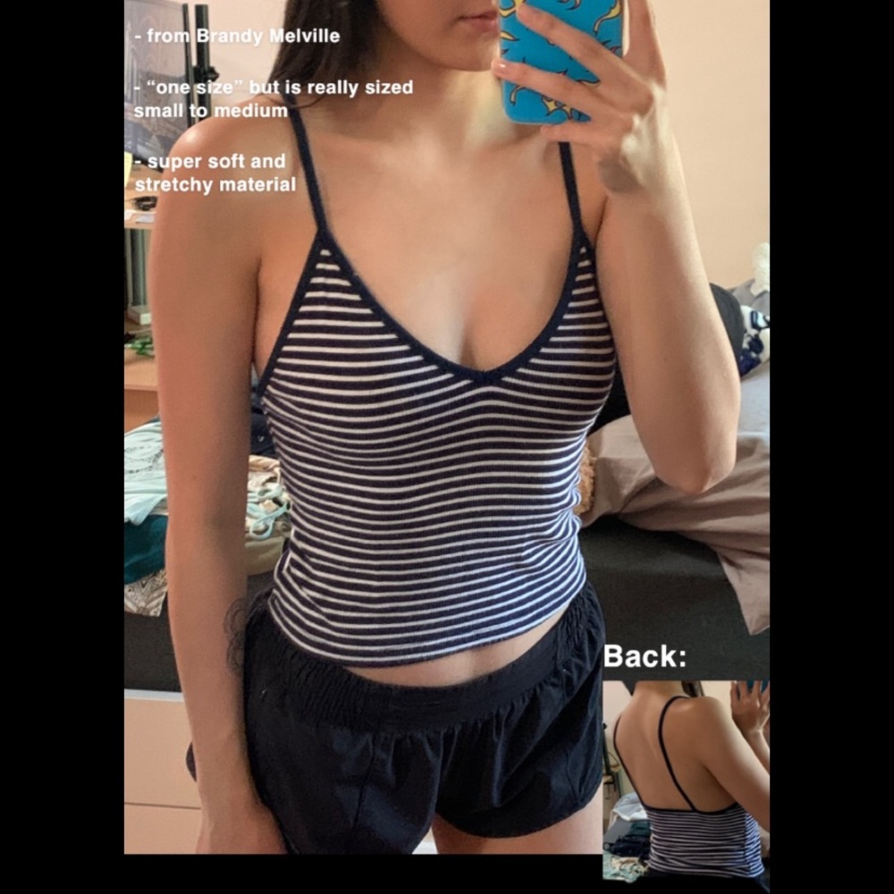 Brandy Melville striped tank top